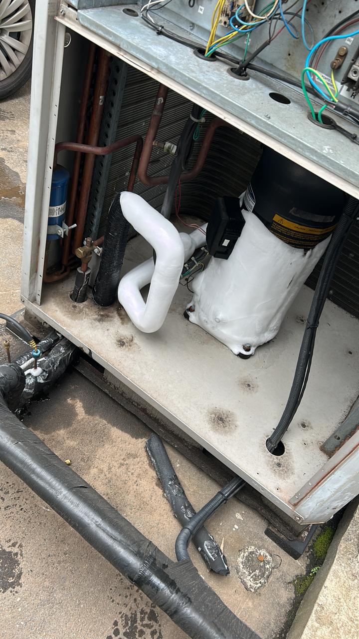 Compressor congelando